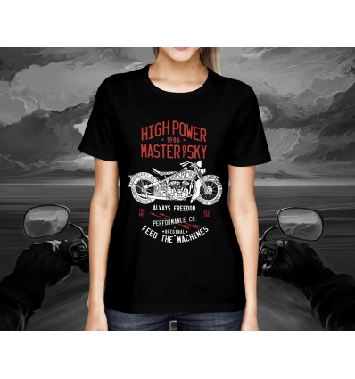 Dámské tričko pro motorkáře HIGH POWER 1986