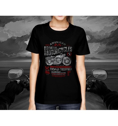 Dámské tričko pro motorkáře AMERICAN CUSTOM MOTORCYCLES