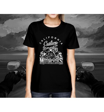 Dámské tričko pro motorkáře CLASSIC CALIFORNIA MOTORCYCLES